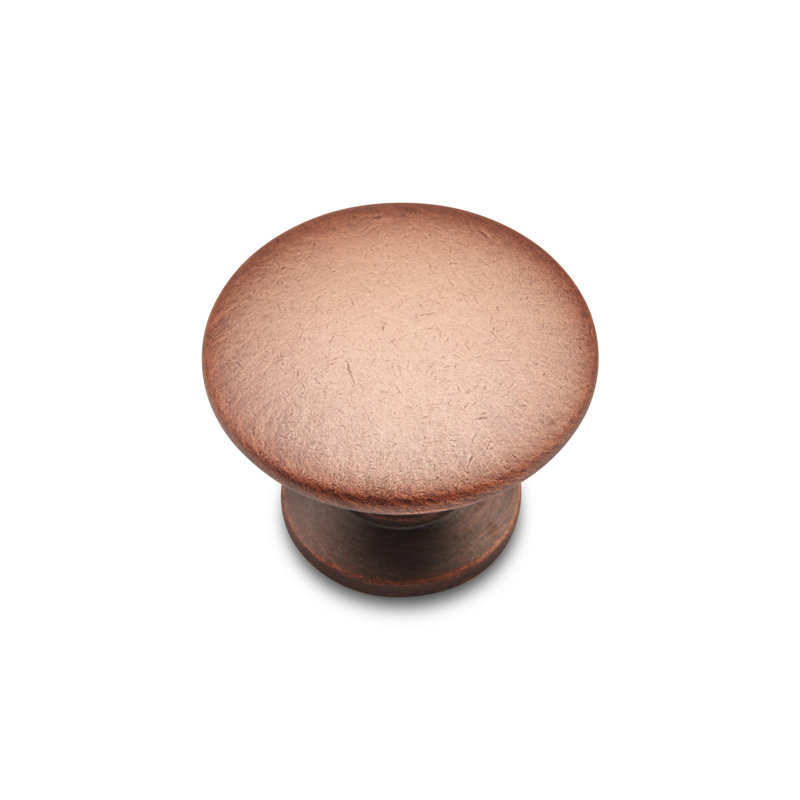 CK Series 1 1/4" Diameter Mushroom Knob, Distressed Copper