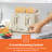 GEEPAS 4 Slice Toaster 6 Browning Levels with 2 Controls, Cancel Function 2 Removable Crumb Trays 1400W-86794884