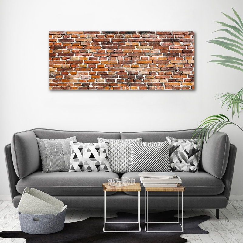 Brick Wall - Print, Canvas, 50cm H x 125cm W x 2cm D