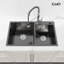 Évier de cuisine à double cuve en acier inoxydable 32 "L Overmount-132441577