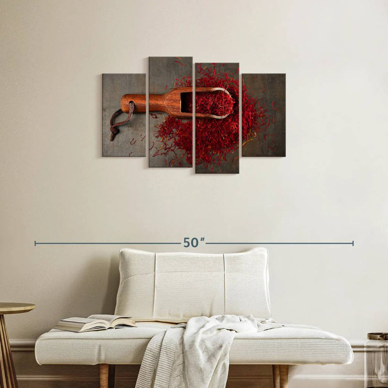 Yarlin Red Spice, 22" H x 36" W