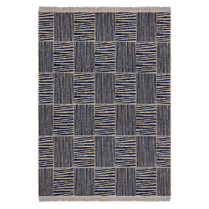 Dainel Striped Indoor Rug, Rectangle 4' x 5'11"