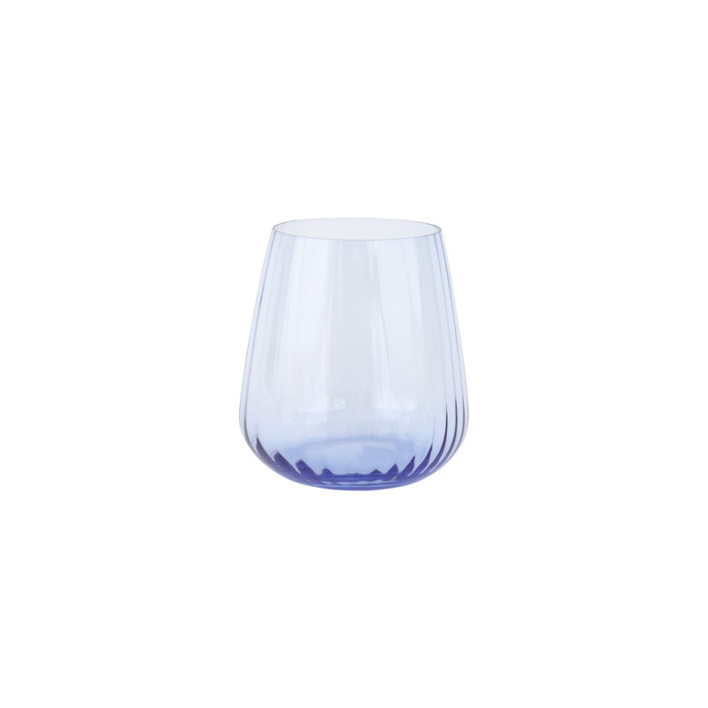 Francesca 16 oz. Stemless Wine Glass, Blue