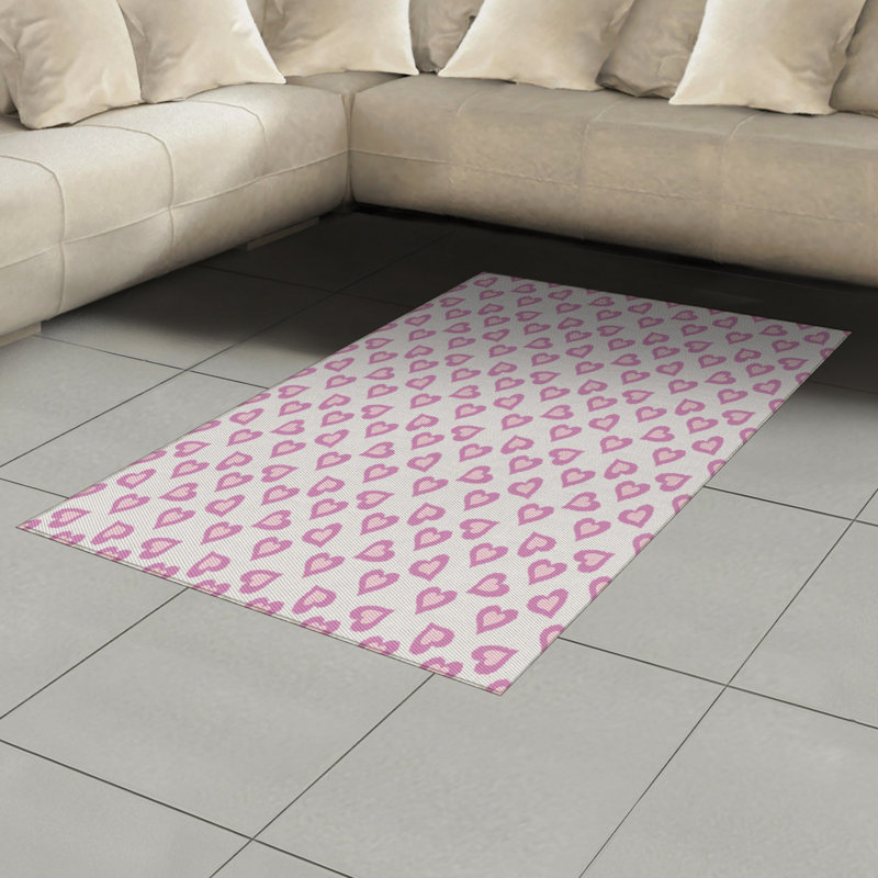 Tapis zone rose adolescent, Rectangle— 4 pi x 5 pi 8 po