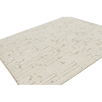 Hand Knotted Wool Geometric Area Rug