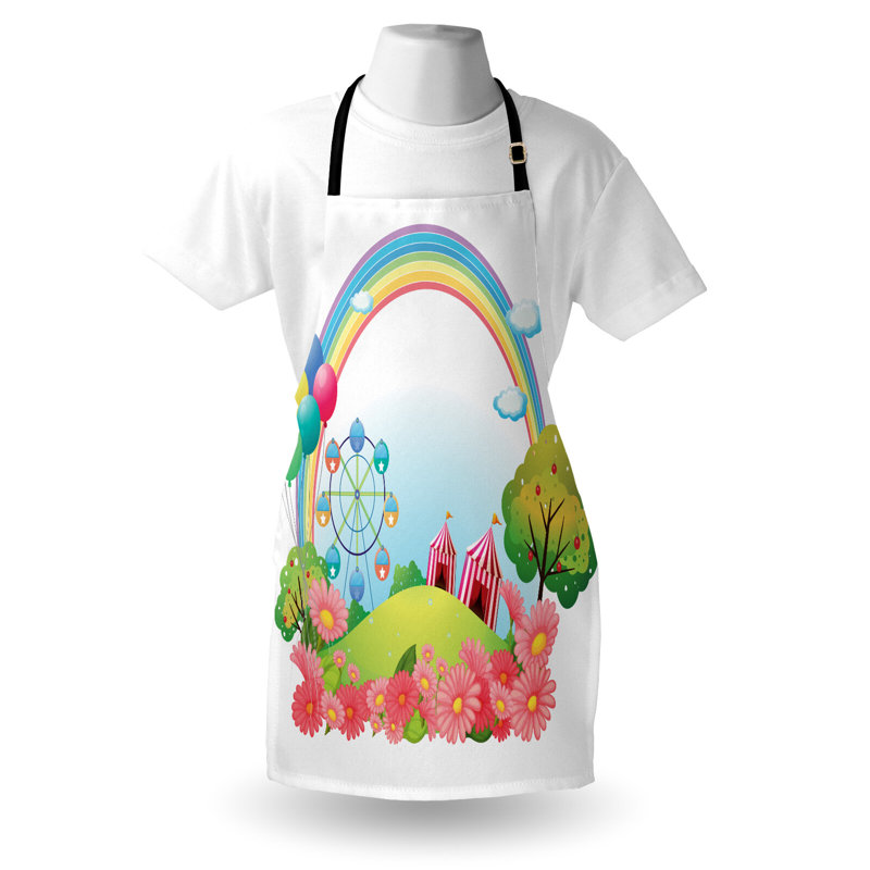 Multicolore Bungalow tablier coloré unisexe Village Hill Circus