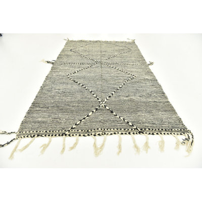 Mosser Black and White Rug
