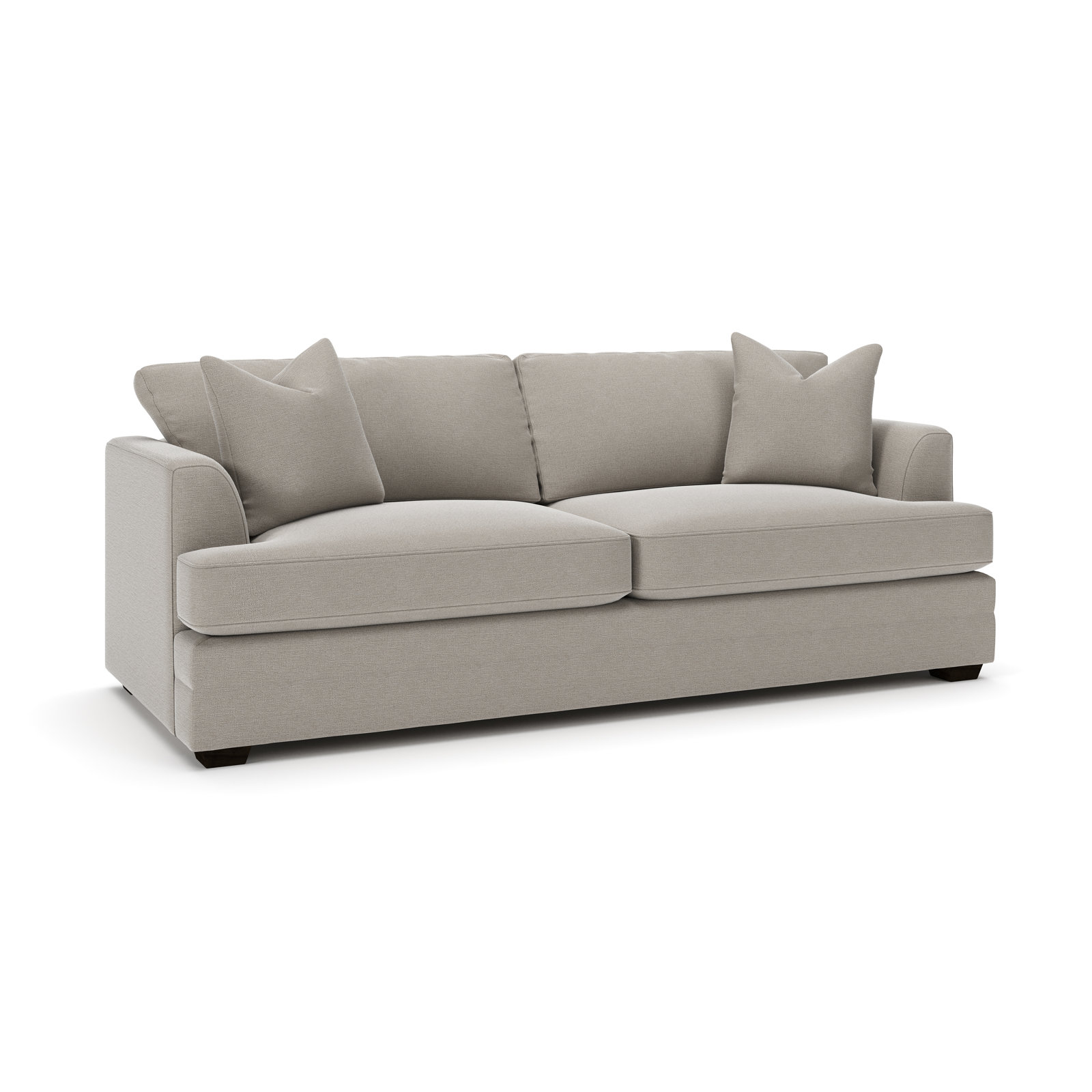 Edan 93'' Sofa, Drusky Linen Sustain® Basketweave