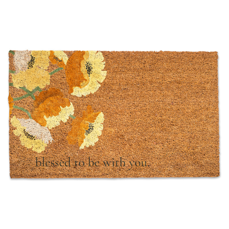 Tapis pour porte d'extérieur antidérapant 30 po x 0,75 po Anyjha