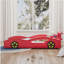 Lit de voiture de course en bois, lit plateforme simple en forme de voiture avec roues pour adolescents-1157747144