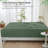 Fitted Sheet Only - 16 Inch Pocket Rayon From Bamboo Fitted Sheet, Super Soft And Cooling Bottom Sheet With 4 Elastic Corner Straps(Green)