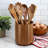 Assorted 6 Piece Cooking Tool Set in Acacia Wood