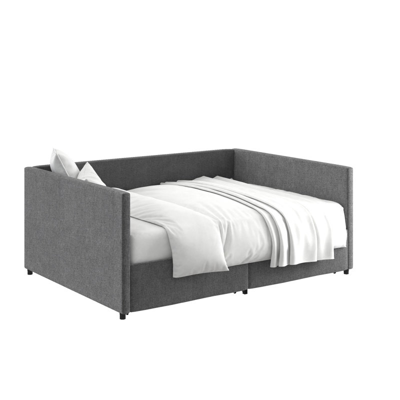 Dmitry Upholstered Daybed with Drawers