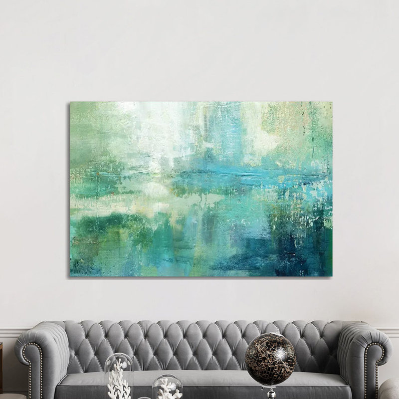 «Lily Lake» par Carol Robinson - impression sur toile tendue, H 12 po x l 18 po x P 1,5 po