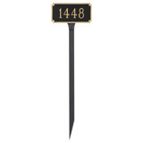Madison 1-Line Lawn Address Sign