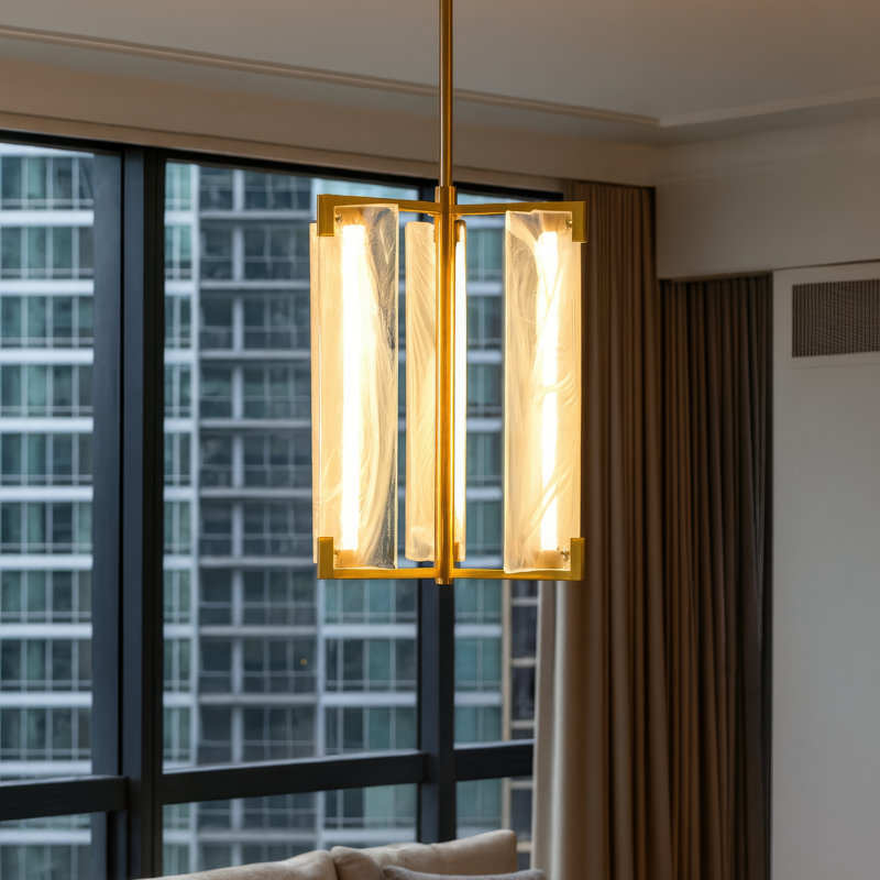 Mingle 3-Light Pendant - Satin Brass