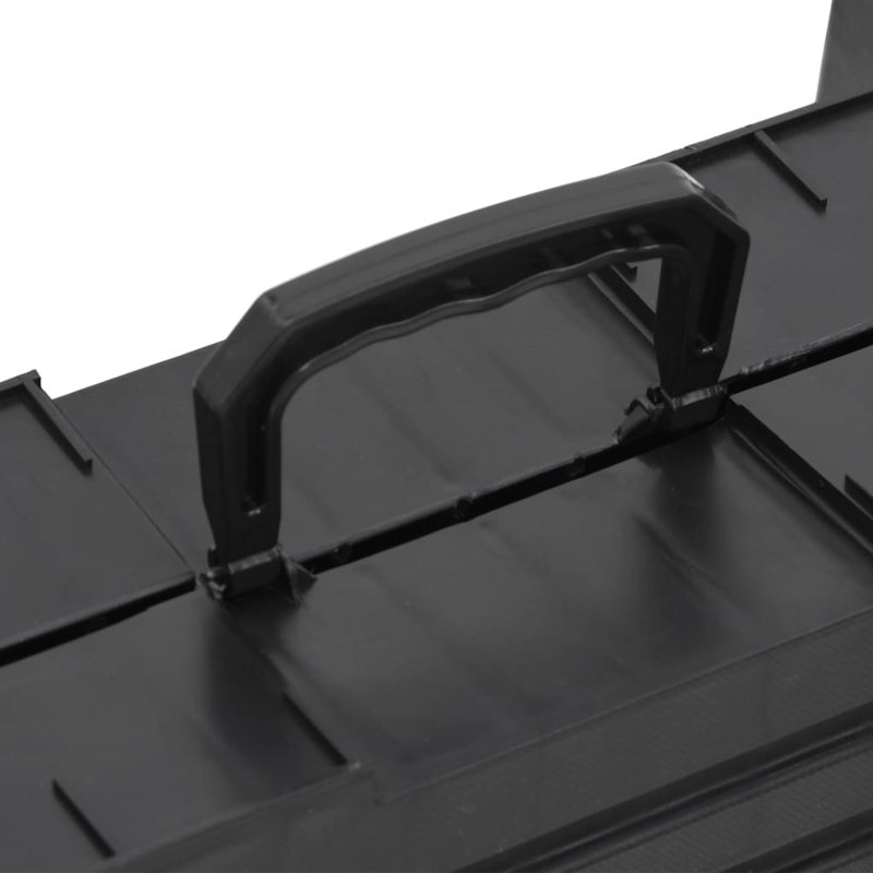 Black 60-Inch Tri-Fold Nonslip Dog Ramp with Raised Sides