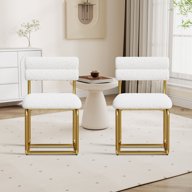 19. 48" Wide Upholstered Dining Chair