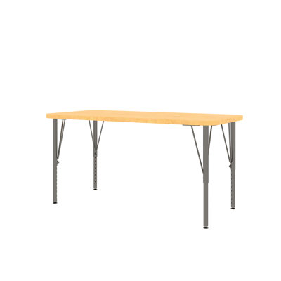 Adjustable Height Rectangular 6-Student Activity Table