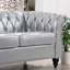 Canapé Chesterfield 3 places élégant avec accoudoirs arrondis-118719826
