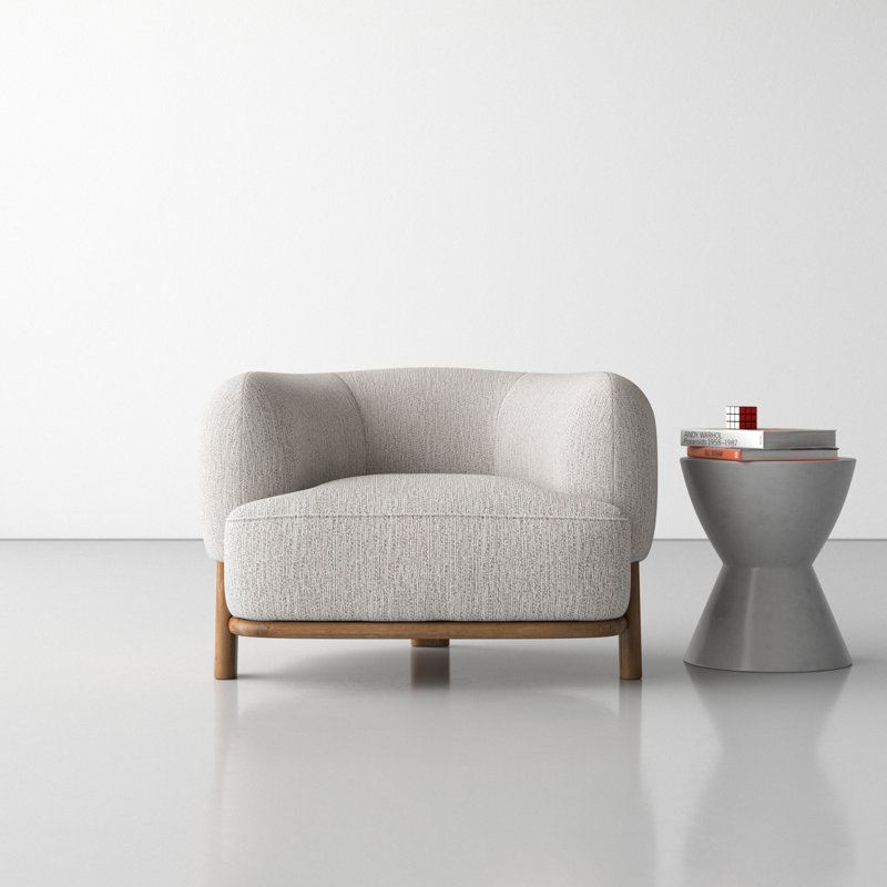 AllModern Dorothea 38'' Wide Upholstered Barrel Chair