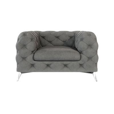 Velvet Chesterfield Chair