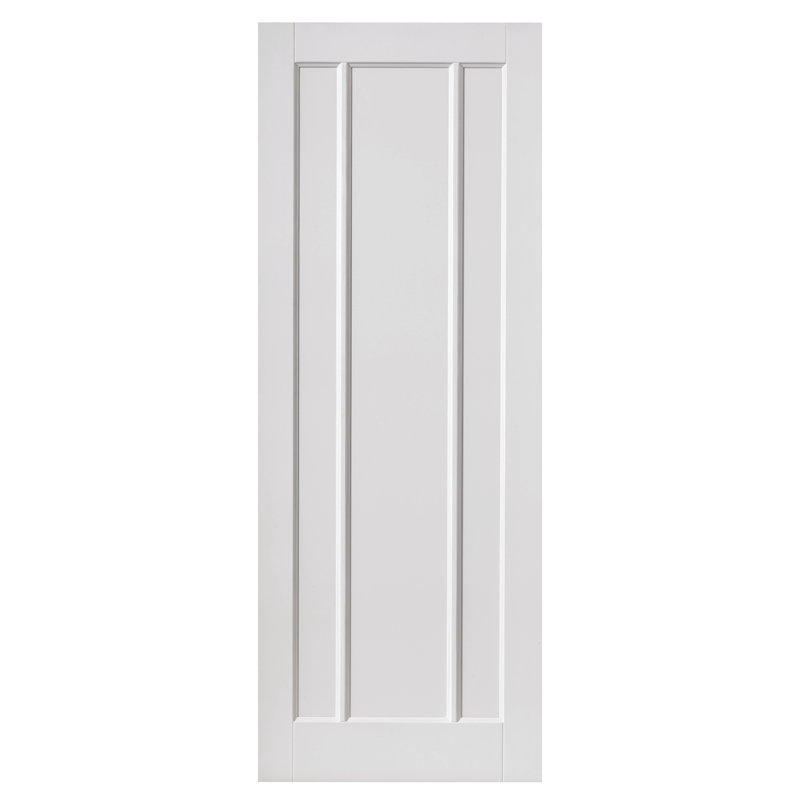 Jamaica Internal Door Primed, 198.1cm H x 83.8cm W x 3.5cm D