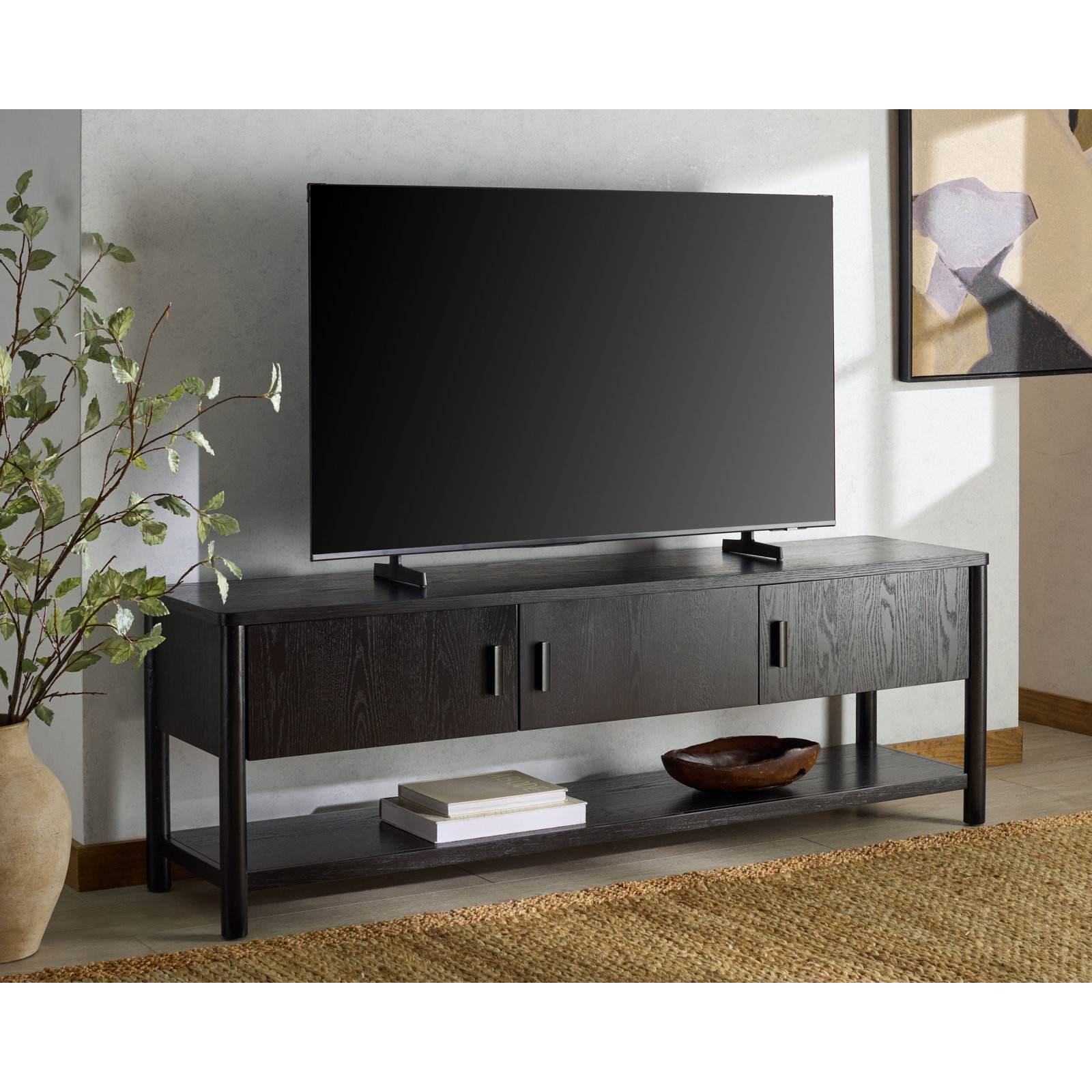 Kaplan 72" TV Stand, Black