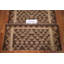 Tapis oriental brun en laine Kilim 3 x 5
