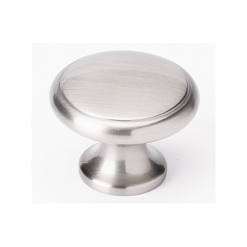 Mushroom Knob, Satin Nickel