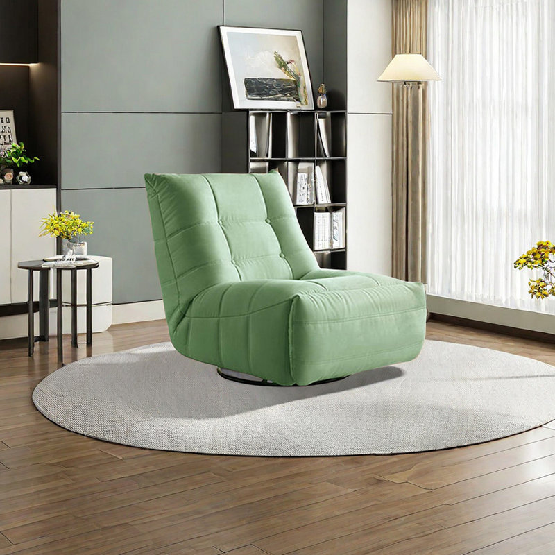 Fauteuil inclinable rembourré Tawan, Vert