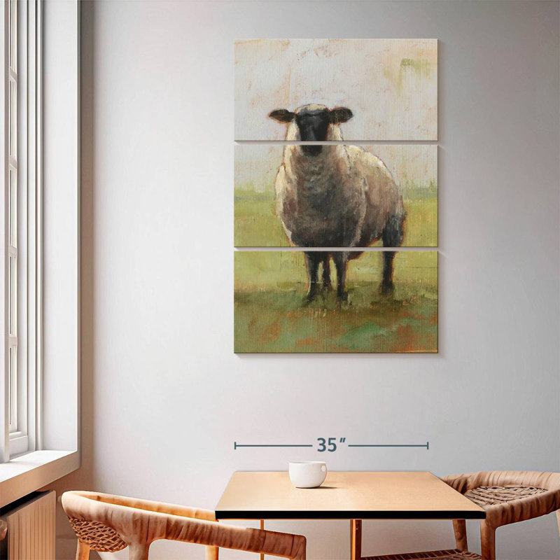 Brampt Away From The Flock I, 65" H x 42" W