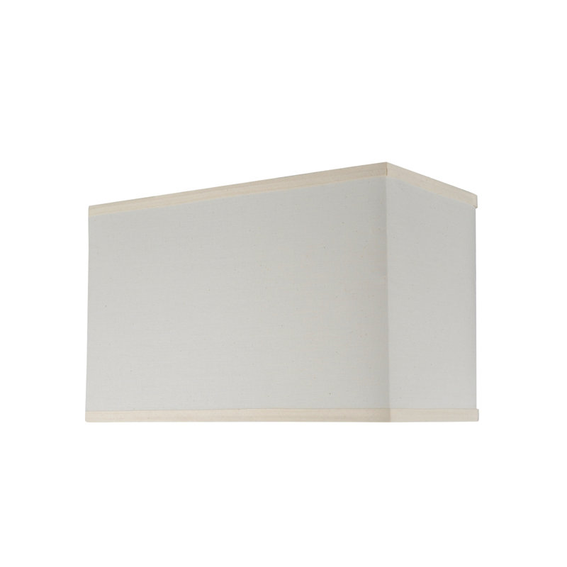 10'' H Cotton Fabric Rectangle Lamp Shade