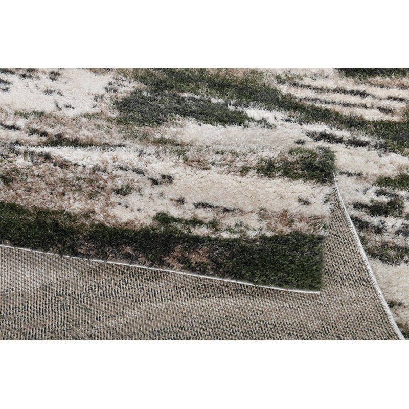 Tapis à poils longs Hardouin, 5 pi 3 po x 7 pi 6 po