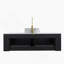 Meuble-lavabo mural 48 po avec lavabo en céramique blanc, motif de pierre et 2 tiroirs, pré-assemblé en noir-1121816144-1121816157