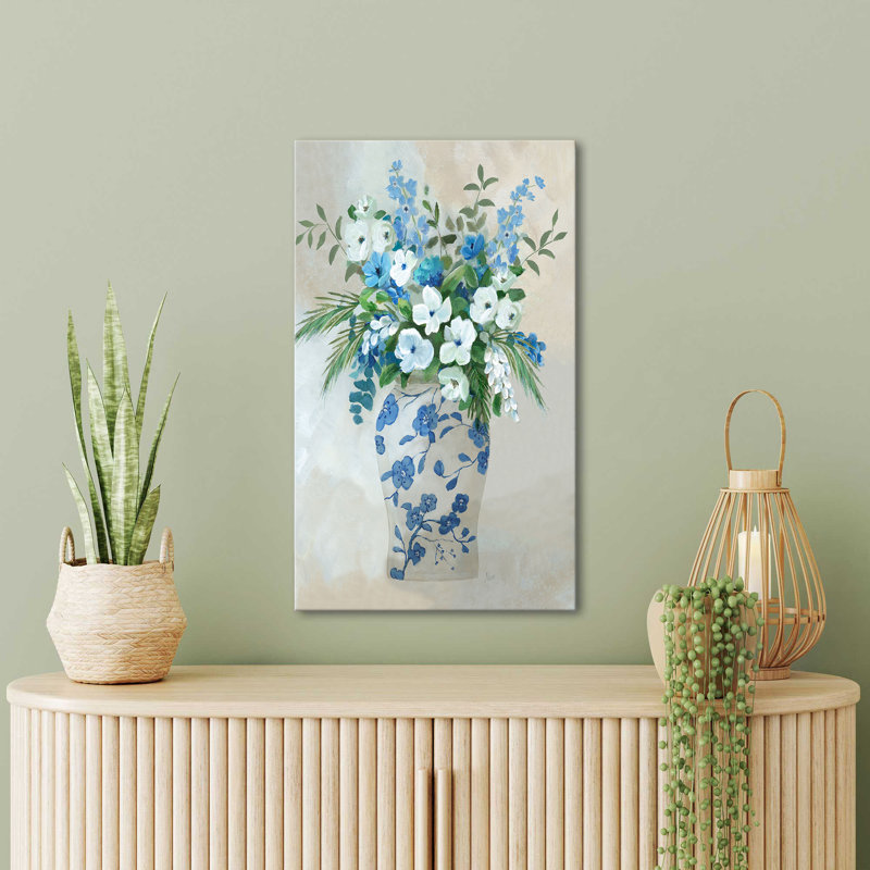 "Ginger Jar" by Nan Print on Canvas, 30" H x 18" W x 1" D