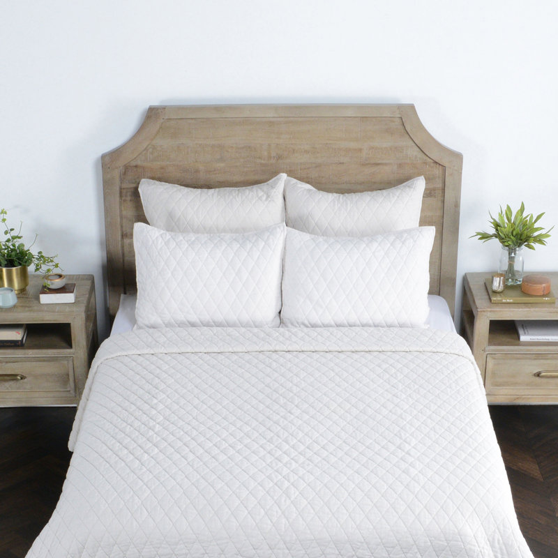 Lana 100% Cotton Euro Sham in Ivory, Euro Sham