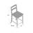 Clarke Upholstered Counter Stool-1291107273