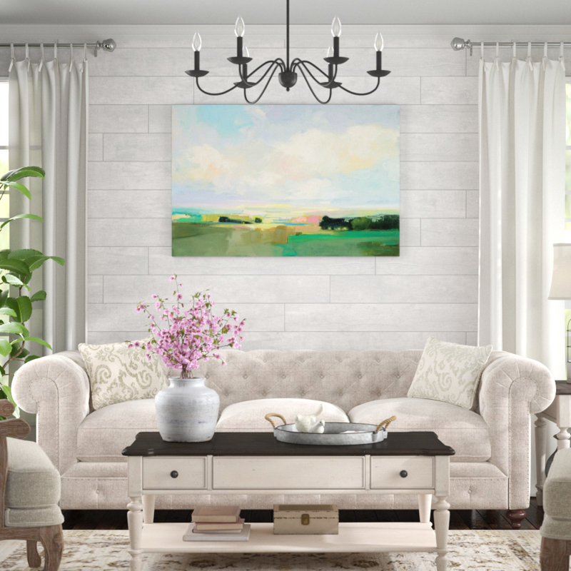 Reproduction d’art sur toile, "Summer Sky I" par Julia Purvis, H 32 po x l 48 po
