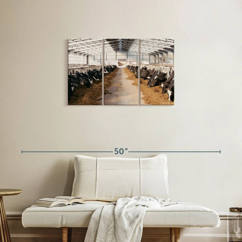 Brampt Barn Cows, 20" H x 33" W