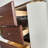 Geometric Two-Door Storage Accent Cabinet