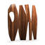 Paravent abstrait en bois
