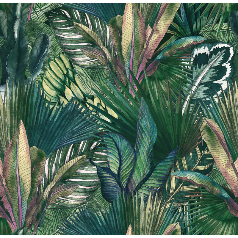 Andrada Floral Tile, 2.09' W x 10.42' L