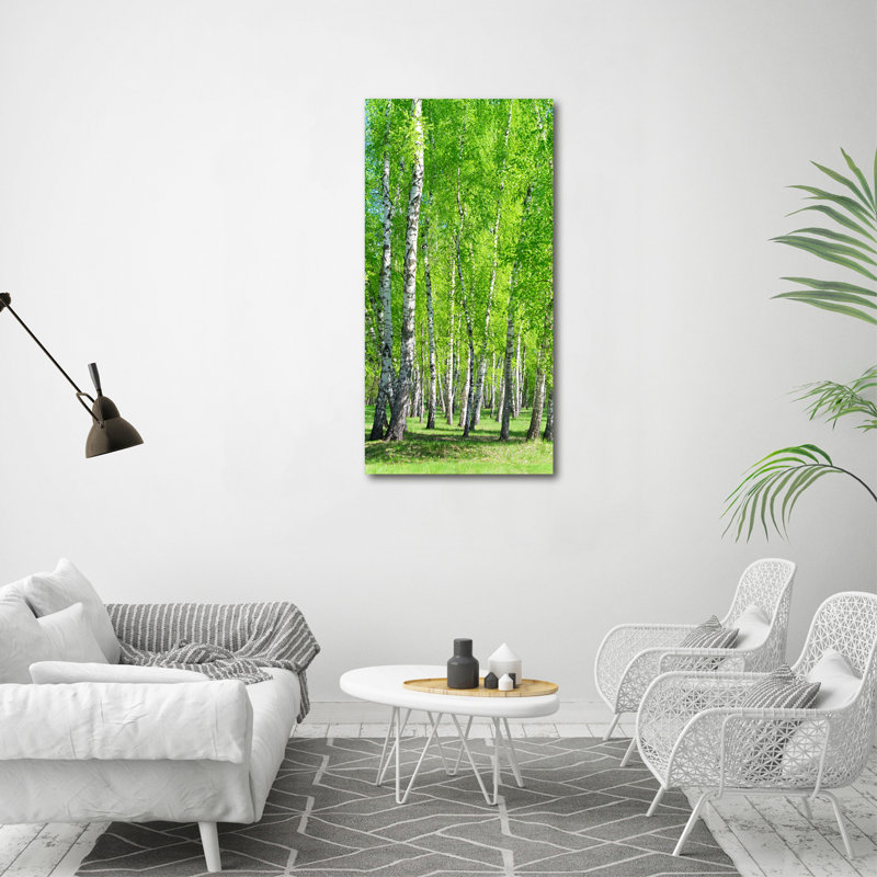 Birch Forest - Wrapped Canvas Print