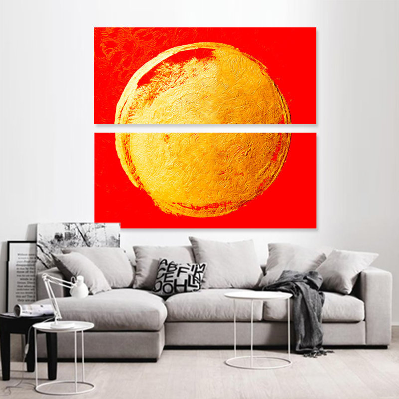 Zen " Zen " 2 - Pieces, 72" H x 86" W x 2.5" D, Aluminum