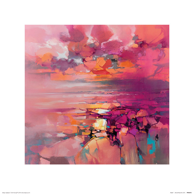 Coral by Scott Naismith - Painting, 60 cm H x 60 cm W