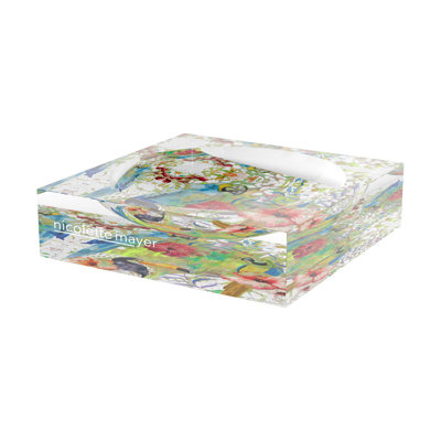 Square Animal Print Decorative Tray