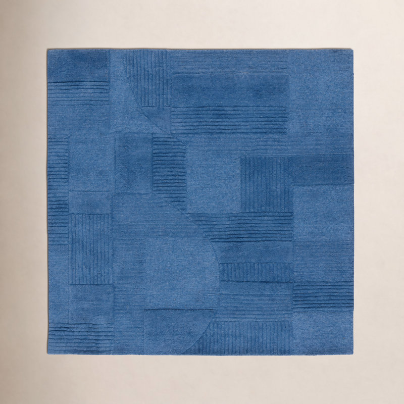 Ivanenko Hand Tufted Geometric Area Rug, Rectangle 3' x 5'