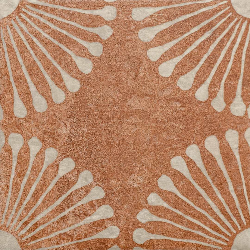 Carreau de porcelaine à motif 8 po x 8 po Amanecer, Brun