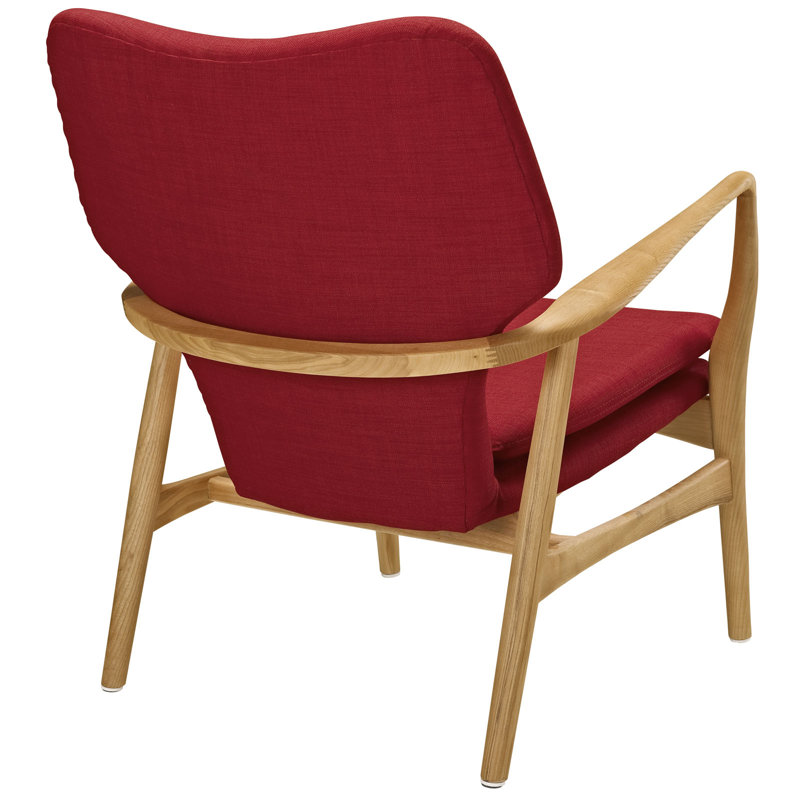 Méridienne Modway Heed, Bouleau / Rouge